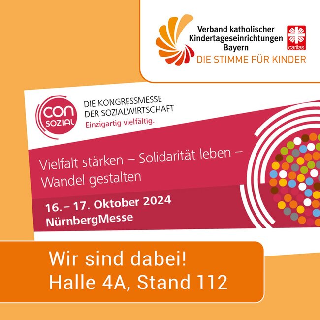 ConSozial 2024 - Nürnberg Stand 112, Halle 4A