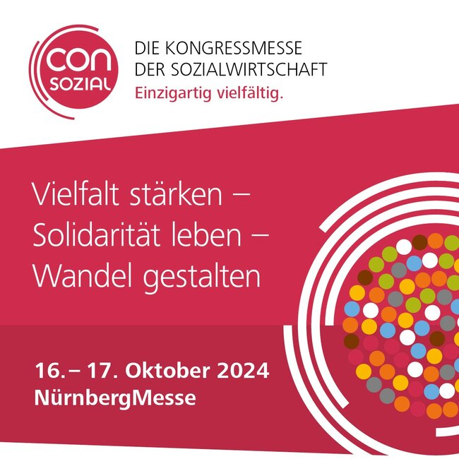 Verband auf der ConSozial 2024 - Halle 4A, Stand 112