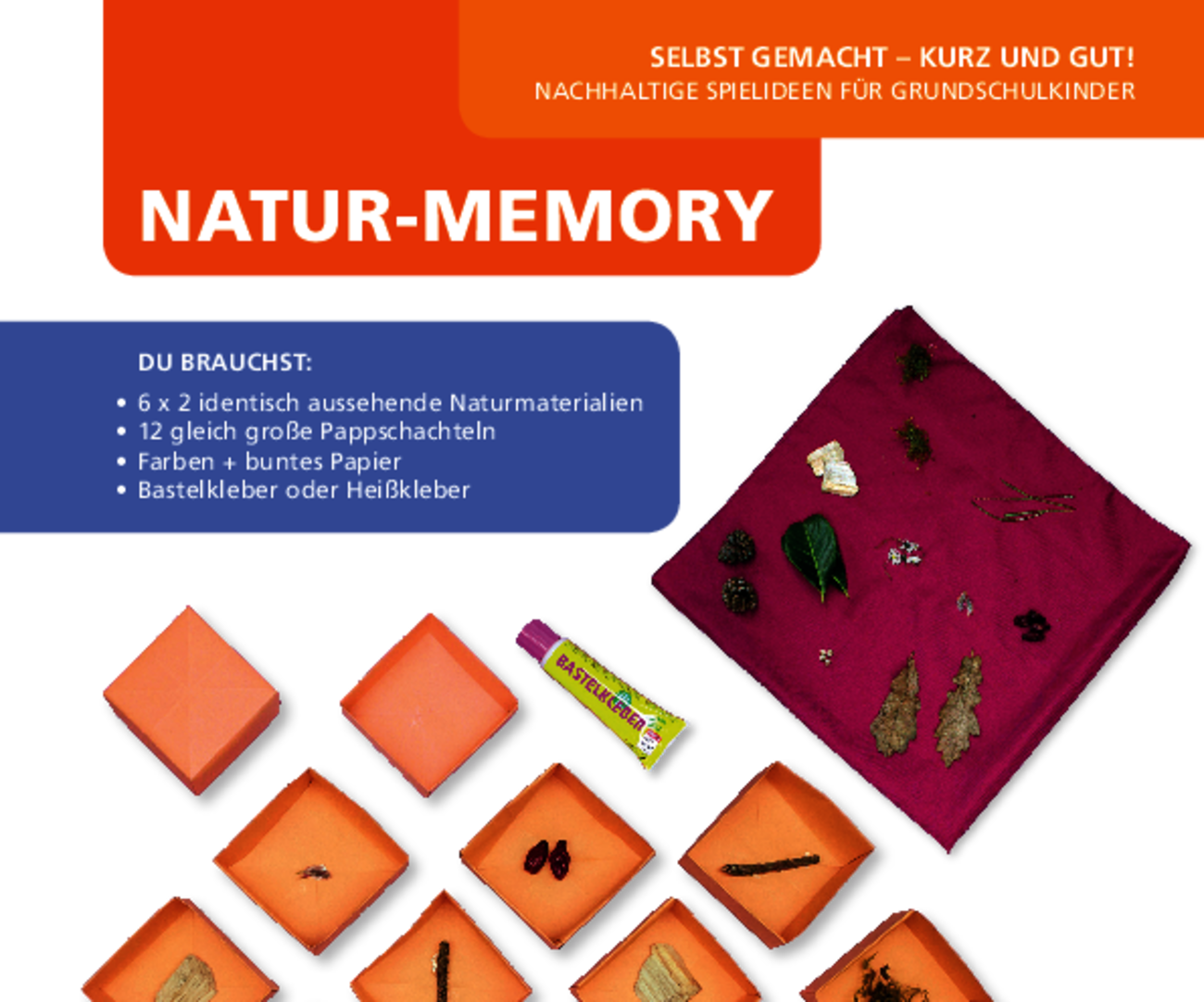 kurz + gut Spielidee Natur-Memory 