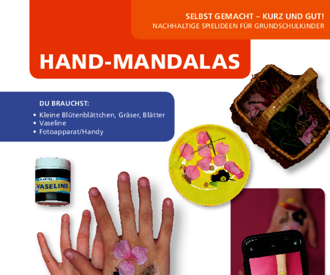 kurz + gut Idee Hand-Mandalas